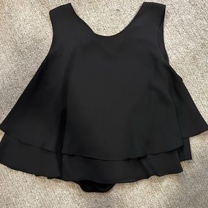 Black crop top